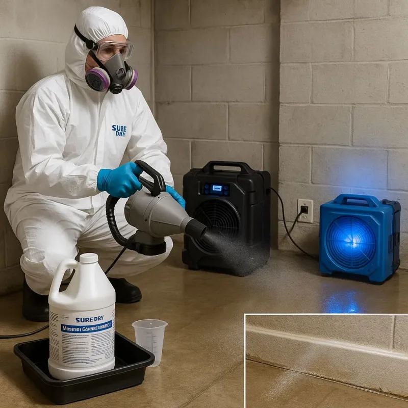 Sanitization and Odor Removal process in Factoryville, PA