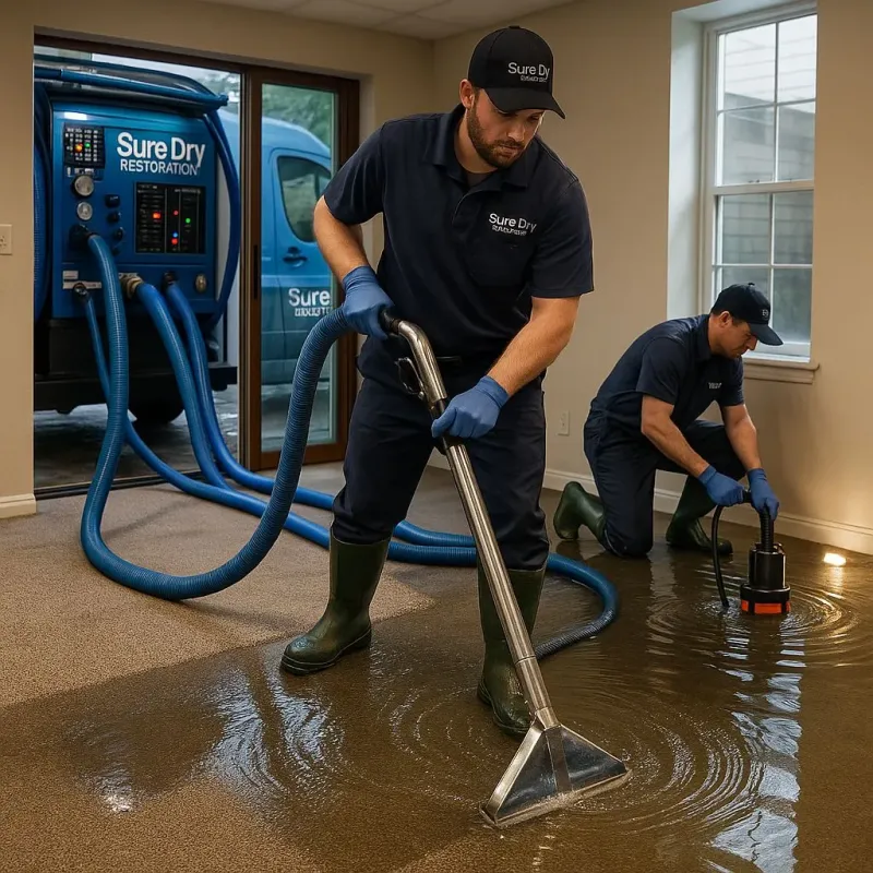 Water Extraction and Removal process in Factoryville, PA